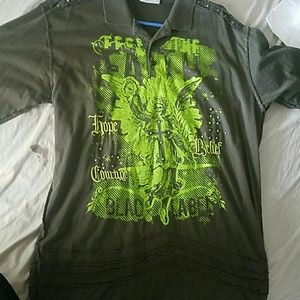 $80 Black label Faith live life 2Xl green shirt